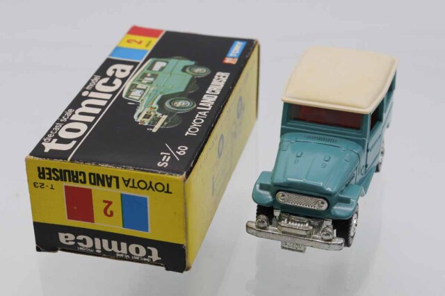 トヨタ　ランドクルーザー　日本製　トミカ　黒箱　国産 ミニカーショップ ケンボックス トミカ 黒箱☆2☆トヨタ