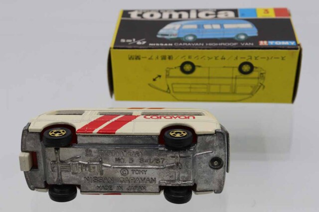 ☆商談中☆ 5508 トミカ 日産キャラバン ハイルーフ 日本製 塗装剥げ