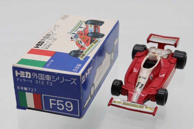 3411)トミカ 青箱 日本製 フェラーリ 312 T3 - メルカリ