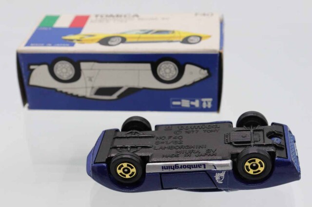トミカ 青箱 No.F40 ランボルギーニ ミウラ SV ブルー 日本製