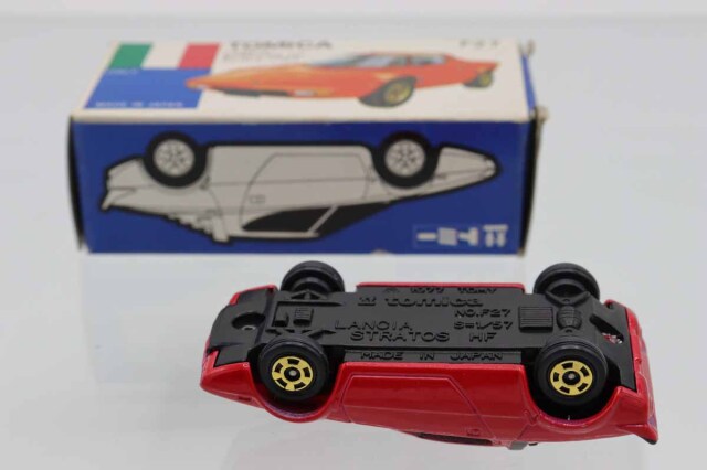 トミカ 各種 ミニカーショップ ケンボックス トミカ 黒箱☆F27☆ランチア