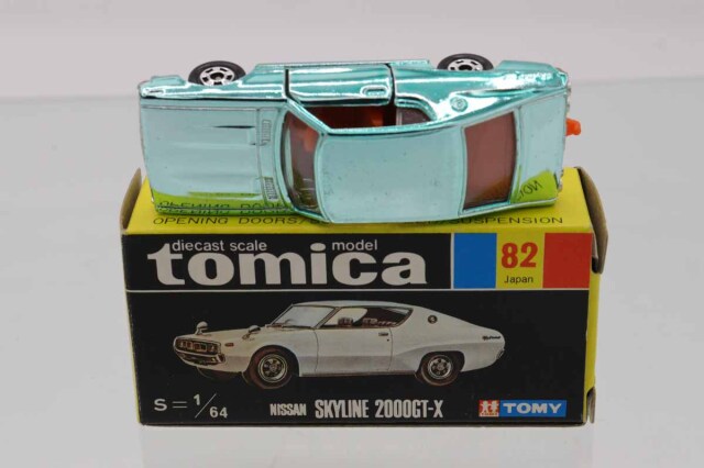 ミニカーショップ ケンボックス トミカ 黒箱☆82☆日産スカイライン