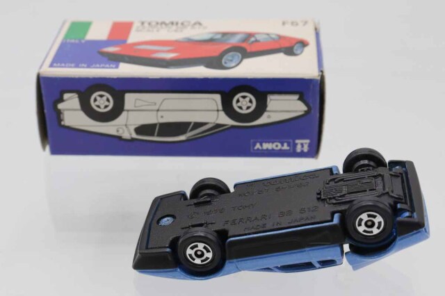 ミニカーショップ ケンボックス トミカ 青箱☆F57☆フェラーリBB 512