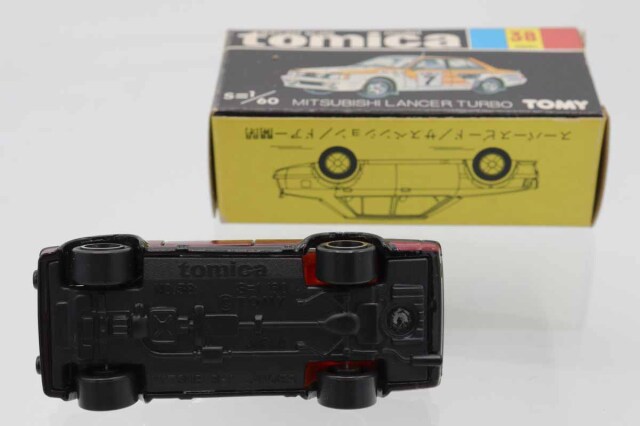 ミニカーショップ ケンボックス トミカ 黒箱☆38☆三菱ランサー