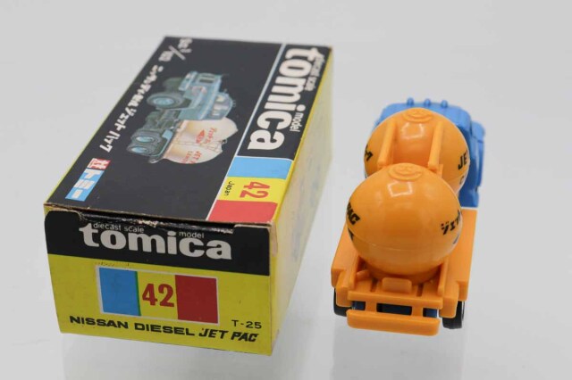 トミカ黒箱 42 ニッサンジーゼル ジェットパック ミニカーショップ ケンボックス トミカ 黒箱☆42☆日産