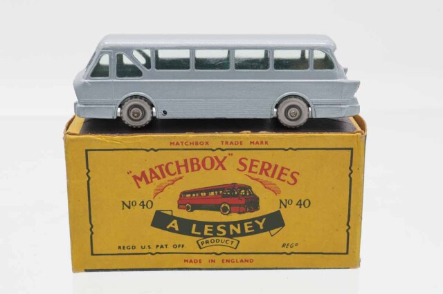マッチボックス　lesney社　ミニカー グレー ミニカーショップ ケンボックス マッチボックス☆40☆LEYLAND ROYAL