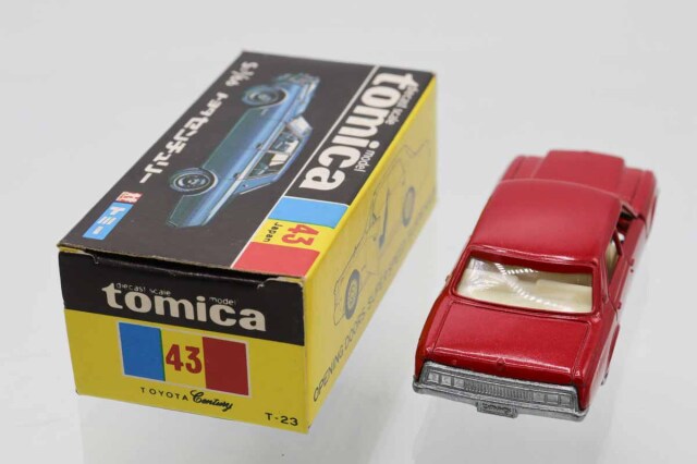 【日本製】　トミカ　レア赤　センチュリー　黒箱 ミニカーショップ ケンボックス トミカ 赤箱☆114☆トヨタ