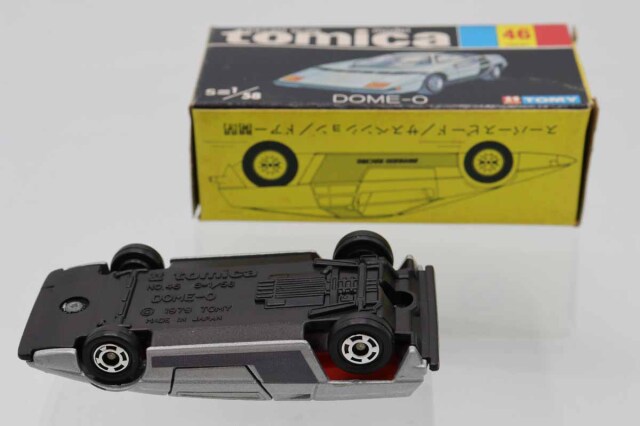 ミニカーショップ ケンボックス トミカ 黒箱☆46☆童夢-零 (銀) ※塗装