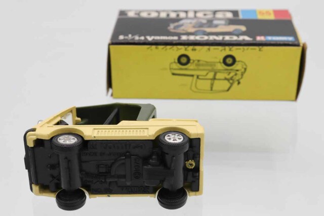 ミニカーショップ ケンボックス トミカ 黒箱☆55☆ホンダVamos (黄