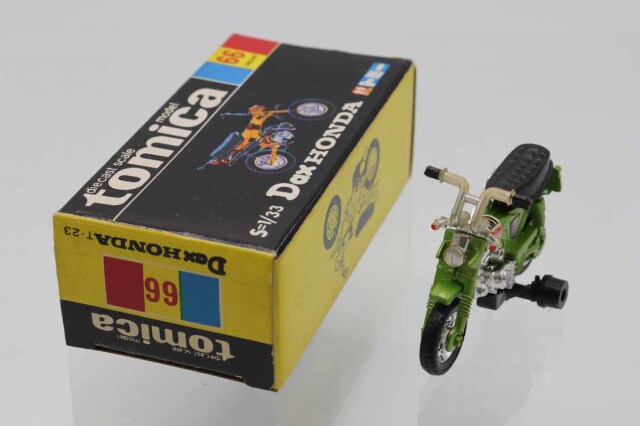 ミニカーショップ ケンボックス トミカ 黒箱☆66☆ホンダダックス(黄緑