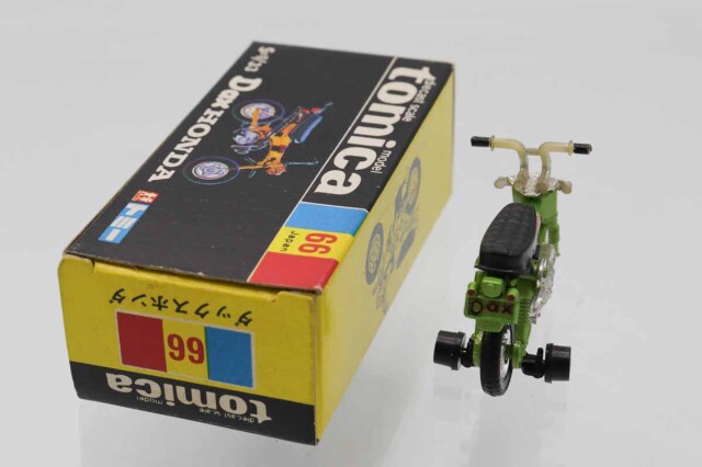 ミニカーショップ ケンボックス トミカ 黒箱☆66☆ホンダダックス(黄緑
