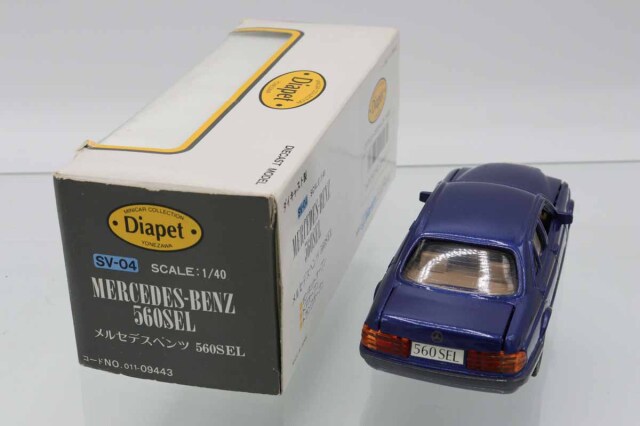 Diapet メルセデス・ベンツ 560SEL ミニカーショップ ケンボックス ダイヤペット☆SV-04