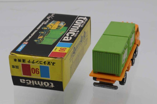 トミカ ふそう コンテナ 運搬車 黒箱(日本製) ミニカーショップ ケンボックス トミカ 黒箱☆90☆三菱ふそう