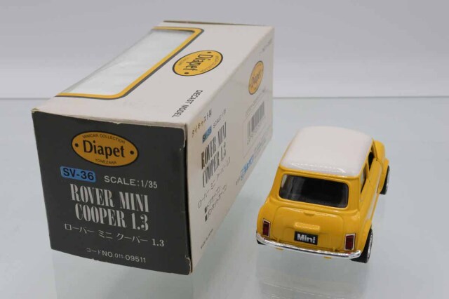 ローバーミニクーパー　ダイヤペット30周年　　4種セット ローバーミニクーパー ダイヤペット30周年 4種セット ミニカー