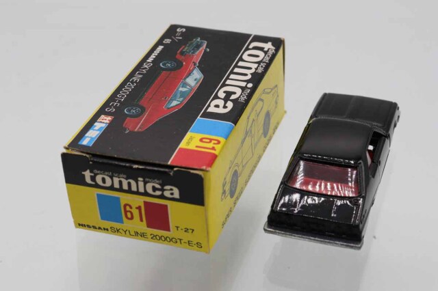⭐︎値下げしました⭐︎トミカニッサンスカイライン2000GT-E.S 黒箱 ミニカーショップ ケンボックス トミカ 黒箱☆82-1-7☆日産