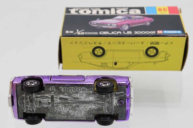TOMICA　トミカ　トヨタ　セリカLB　2000GT　箱付き　紫メッキ TOMICA トミカ トヨタ セリカLB 2000GT 箱付き 紫メッキ - メルカリ