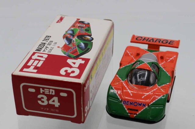 ミニカーショップ ケンボックス トミカ 赤箱☆34☆マツダ787B ※TOMY赤