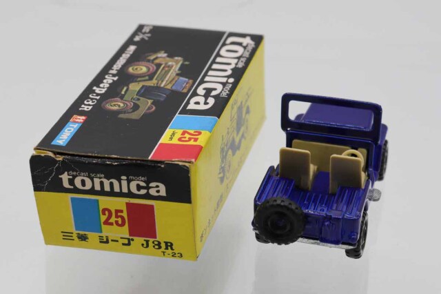 ミニカーショップ ケンボックス トミカ 黒箱☆25☆三菱ジープ