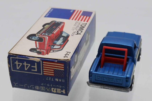 高島屋 特注 トミカ 青箱 F44 シボレー トラック 黒色 日本製 高島屋 特注 トミカ 青箱 F44 シボレー トラック 黒色 日本製