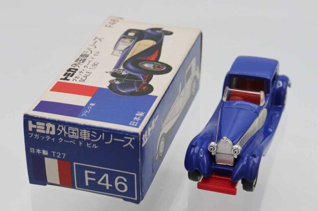 ミニカーショップ ケンボックス トミカ 青箱☆F46☆ブガッティ