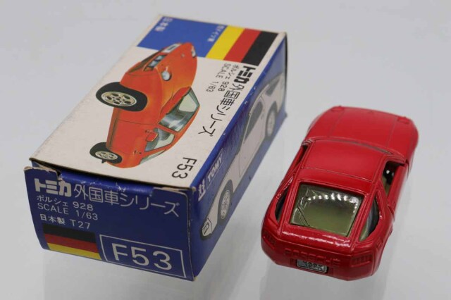 トミカ　ポルシェ928 ミニカーショップ ケンボックス トミカ 青箱☆F53-1-7☆ポルシェ
