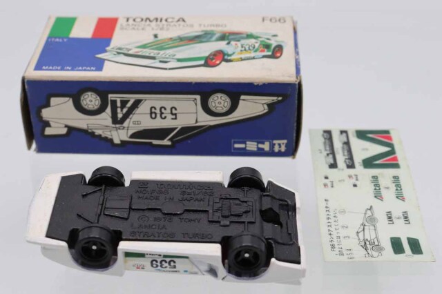 ミニカーショップ ケンボックス トミカ 青箱☆F66☆ランチアターボ (白