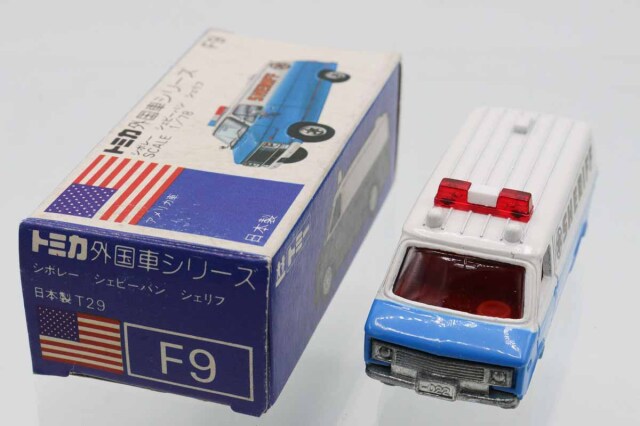 ミニカーショップ ケンボックス トミカ 青箱☆F9☆シボレー