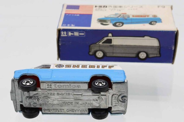 ミニカーショップ ケンボックス トミカ 青箱☆F9☆シボレー