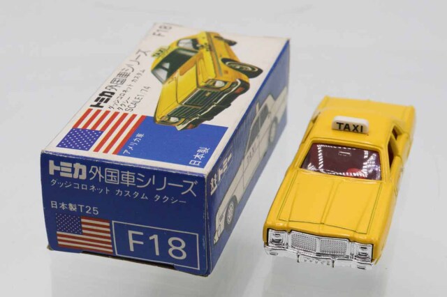 トミカ　青箱　ダッジコロネット　カスタム　タクシー　1Eホイール　日本製 トミカ 青箱 ダッジコロネット カスタム タクシー 1Eホイール
