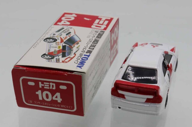 ミニカーショップ ケンボックス トミカ 赤箱☆104☆三菱ランサー