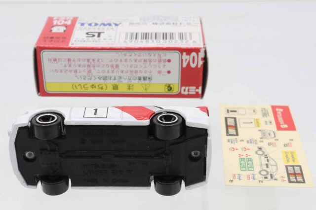 「箱入りトミカ」いろいろ10種セット ミニカーショップ ケンボックス トミカ 赤箱☆104☆三菱ランサー