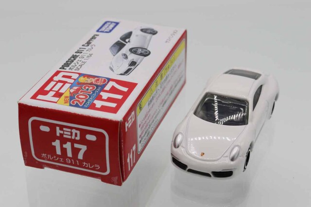 ミニカーショップ ケンボックス トミカ 赤箱☆117☆ポルシェ911