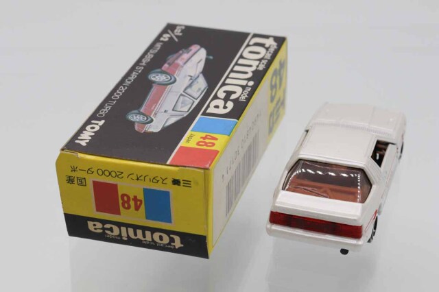 トミカ　黒箱　No.48 三菱 スタリオン 2000 ターボ　パール　日本製 ミニカーショップ ケンボックス トミカ 黒箱☆48☆三菱