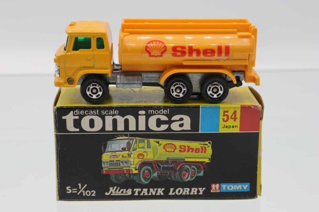 黒箱　トミカ　NO.54 日野　タンク ローリー ミニカーショップ ケンボックス トミカ 黒箱☆54☆日野