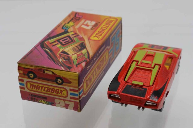 ★ マッチボックス  ランボルギーニ カウンタック セット ミニカーショップ ケンボックス マッチボックス☆27