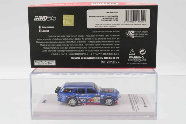 ミニカーショップ ケンボックス INNOモデル☆IN64-RX3P-TAS25