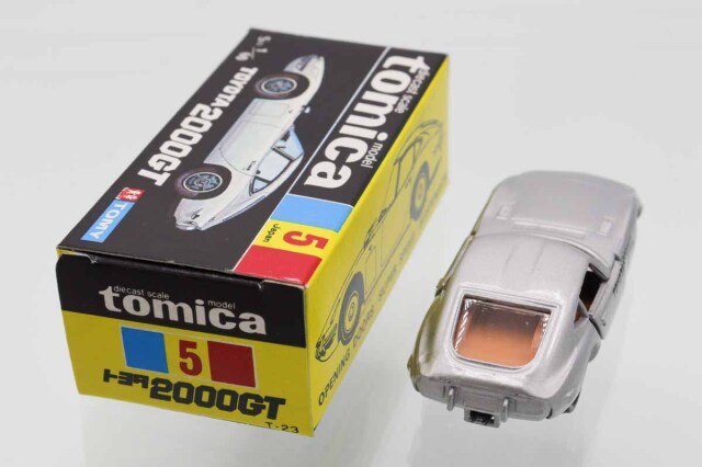 ミニカーショップ ケンボックス トミカ 黒箱☆5☆トヨタ2000GT (銀