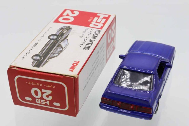 赤箱 日本車セット ミニカーショップ ケンボックス トミカ 赤箱(日本製)☆67☆日産