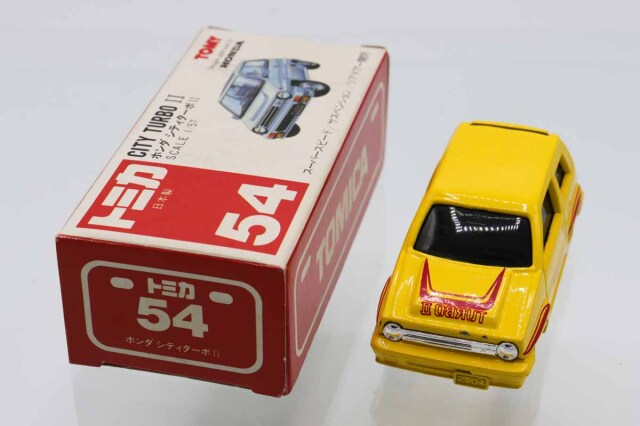 【希少‼︎】トミカ　NO.54ホンダ　シティターボ　日本製　スーパーギフト ミニカーショップ ケンボックス トミカ 赤箱(日本製)☆54