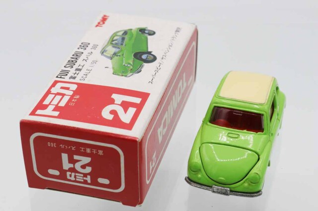 ミニカーショップ ケンボックス トミカ 赤箱(日本製)☆21☆富士重工
