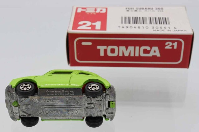 ミニカーショップ ケンボックス トミカ 赤箱(日本製)☆21☆富士重工