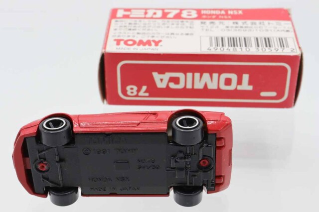 ミニカーショップ ケンボックス トミカ 赤箱(日本製)☆78☆ホンダNSX