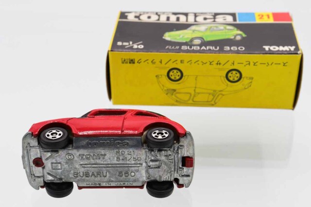 専用出品　赤箱バキュームカー×2 黒箱バキュームカー×1 スバル360×1 4台 ミニカーショップ ケンボックス トミカ 黒箱☆21-4-8☆スバルスバル360