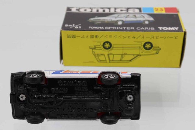 黒箱トミカ絶版 No.23トヨタスプリンターカリブ 4台まとめ売り 黒箱