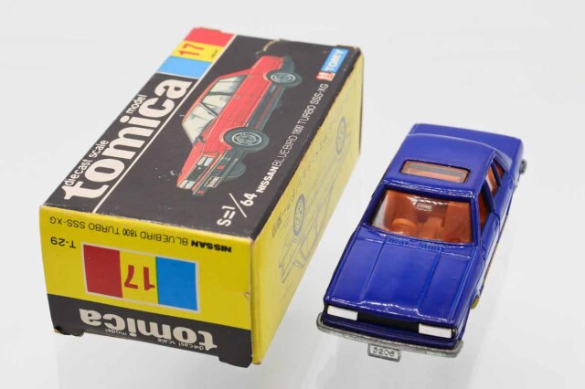 【希少‼︎】　トミカ　No.17ニッサン　ブルバード　ターボ　日本製　1/64 希少‼︎】 トミカ No.17ニッサン ブルバード ターボ 日本製 1/64