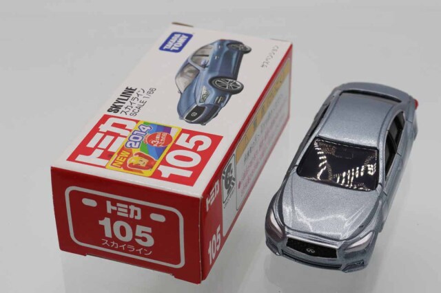 ミニカーショップ ケンボックス トミカ 赤箱☆105☆日産スカイライン