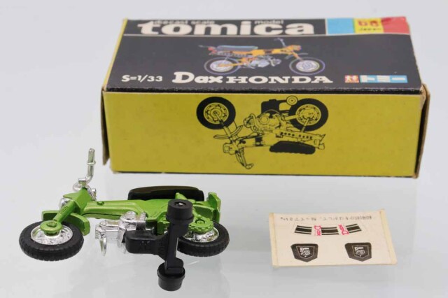 ミニカーショップ ケンボックス トミカ 黒箱☆66☆ダックスホンダ(黄緑