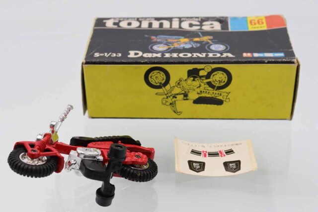 ミニカーショップ ケンボックス トミカ 黒箱☆66☆ダックスホンダ(赤
