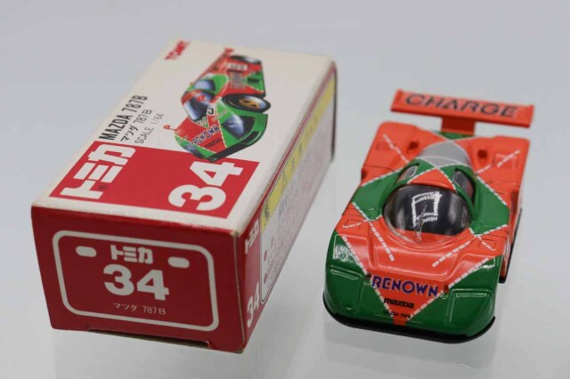 ミニカーショップ ケンボックス トミカ 赤箱☆34☆マツダ787B ※TOMY赤