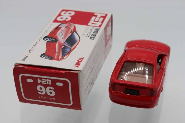 ミニカーショップ ケンボックス トミカ 赤箱☆96☆トヨタセリカ(赤